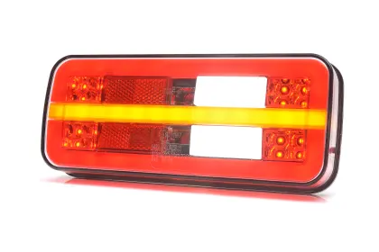 Lampa zespolona tylna W187 LED 12V/24V wodoodporna IP68 LED neon prawa z przewodem 35566