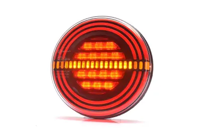Lampa zespolona tylna okrągła W191 LED 12V/24V wodoodporna IP66/68 uniwersalna prawa, lewa neon 35575
