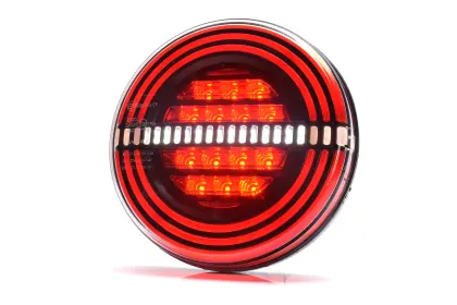 Lampa zespolona tylna okrągła W192 LED 12V/24V wodoodporna IP66/68 uniwersalna prawa, lewa neon 35576
