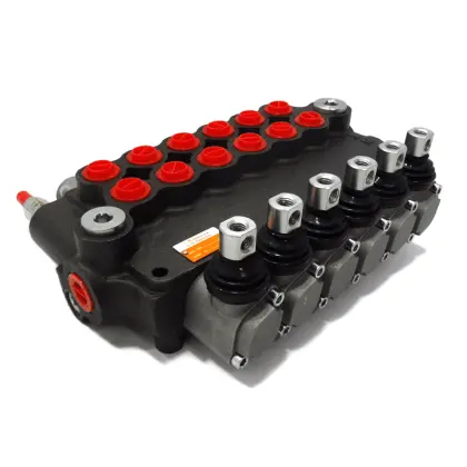 Rozdzielacz hydrauliczny sześciosekcyjny 80L/min 35605