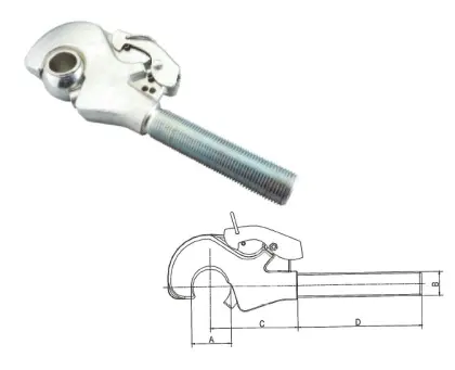Koncówka z hakiem kompletna M30X3 FI-50 36690
