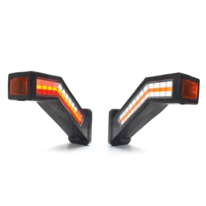 Lampa zespolona obrysowa 8-funkcyjna W168.9DD stop, kierunek LED 12/24V wodoodporna lewa 37226