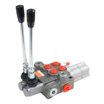 Rozdzielacz hydrauliczny dwusekcyjny 40L/min z jedną sekcją pływającą 02P40A1K16GKZ1-21 37271