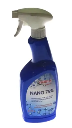 Płyn do dezynfekcji powierzchni Nano 75% 0,75l 37857