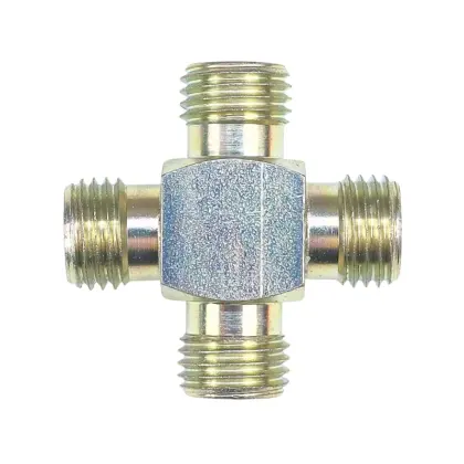 Złącze hydrauliczne czwórnikowe M14x1,5 8L 37934