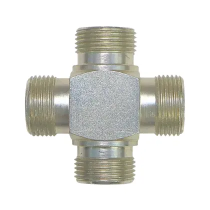 Złączka hydrauliczna czwórnikowa M22x1,5 15L 37938