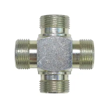 Złącze hydrauliczne czwórnikowe M22x1,5 15L 37939