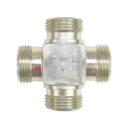 Złącze hydrauliczne czwórnikowe M27x2 18L 37940