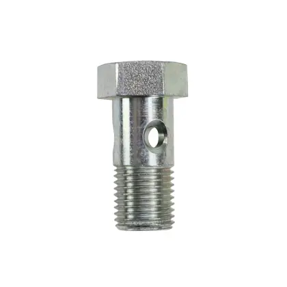Śruba przelewowa calowa 1/4" L-28mm klucz 19 38035