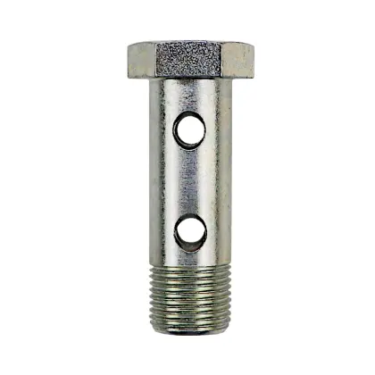 Śruba przelewowa calowa podwójna 3/8" H17/H17 38040