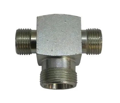 Złącze hydrauliczne trójnik M18x1,5 - M24x1,5 - M18x1,5 12L/16S/12L 38156