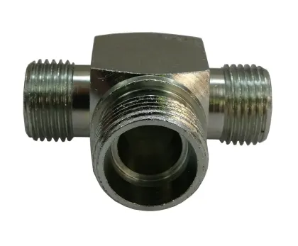 Złącze hydrauliczne trójnik M18x1,5 - M22x1,5 - M18x1,5 12L/15L/12L 38167