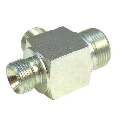Złącze hydrauliczne trójnik 3/8" - 3/8" - M22x1,5 15L 38289