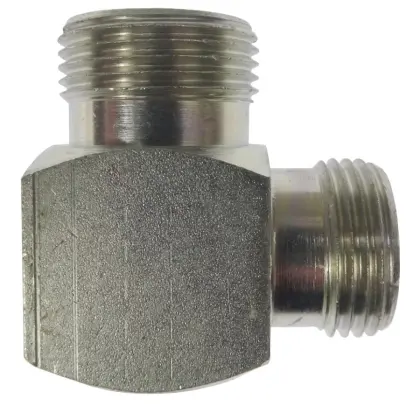 Złącze hydrauliczne kolanko 90 BB M30x2 - M27x2 22L/18L 38319