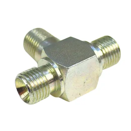Złącze hydrauliczne trójnik 1/4" BSP/BSPT/BSP 38333