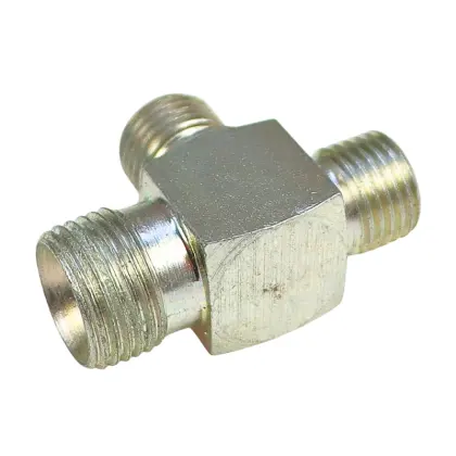 Złącze hydrauliczne trójnik 1/4" - 1/4" - 3/8" 38355