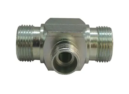 Złącze hydrauliczne trójnik M22x1,5 - M16x1,5 - M22x1,5 15L/10L/15L 38377