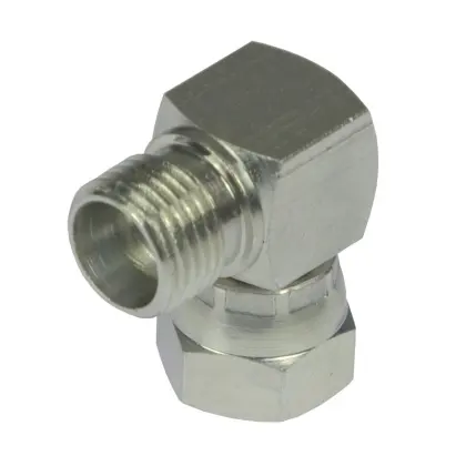 Złącze hydrauliczne kolanko 90 AB M16x1,5 - M16x1,5 10L/10L 38415