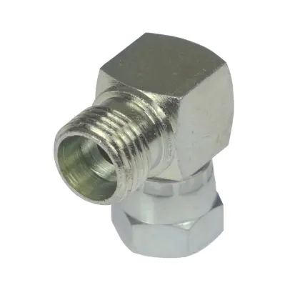 Złącze hydrauliczne kolanko 90 AB M12x1,5 - M16x1,5 10L/6L 38423