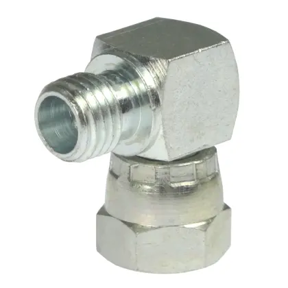 Złącze - złączka hydrauliczna - kolanko 90 AB M12x1,5 - M12x1,5 6L/6L stożek starego typu bez oringu 38425