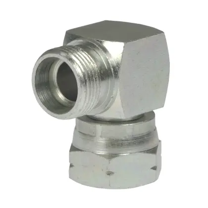 Złącze hydrauliczne kolanko 90 AB 1/2" M22x1,5 15L 38435