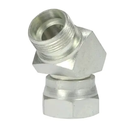Złącze hydrauliczne kolanko 45 AB M22x1,5 - M22x1,5 15L/15L 38438