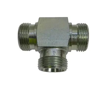 Złącze hydrauliczne trójnik M27x2 18L 38466
