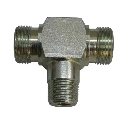 Złącze hydrauliczne trójnik M22x1,5 3/8" M22x1,5 38599