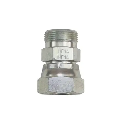 Złącze hydrauliczne proste AB M26x1,5 - M27x1,5 18L/18L stożek starego typu bez oringu 38753