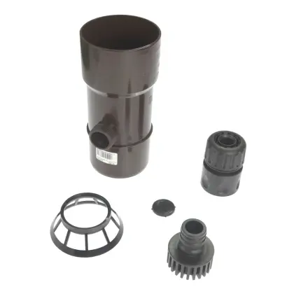 Odzyskiwacz wody deszczowej 90mm brązowy 40111
