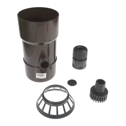 Odzyskiwacz wody deszczowej 110mm brązowy 40113