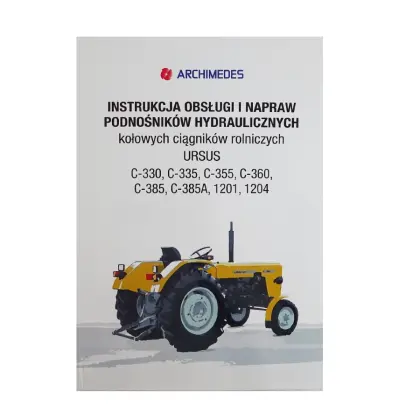 Instrukcja obsługi i napraw podnośników hydraulicznych do C-330, C-335, C-355, C-360 40856