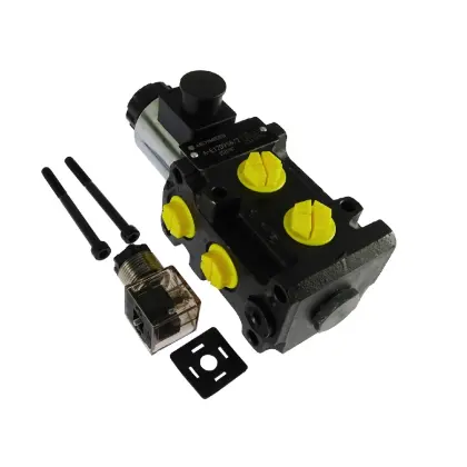 Dzielnik zawór elektrozawór kierunkowy elektromagnetyczny kontroli W-E12DVS6/2 G1/2" 50L ARCHIMEDES 41810