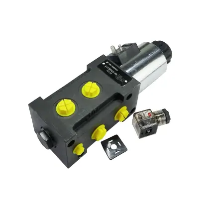 Dzielnik zawór elektrozawór kierunkowy elektromagnetyczny E12DVS6/2-80L G1/2" 12V 80L ARCHIMEDES 41813