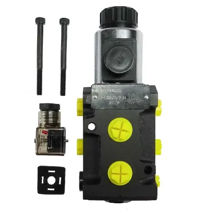 Dzielnik zawór elektrozawór kierunkowy elektromagnetyczny E38DVS6/2 G3/8" 50L (24V DC) ARCHIMEDES 41815