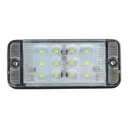 Lampa oświetlenia wnętrza LW13 LED 12V/24V wodoodporna IP66/68 biała 42157