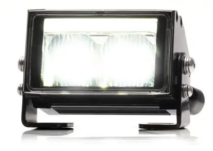 Lampa zespolona drogowa z światłem pozycyjnym przednia 1580lm LED 12V/24V wodoodporna odporna na stłuczenia 42290
