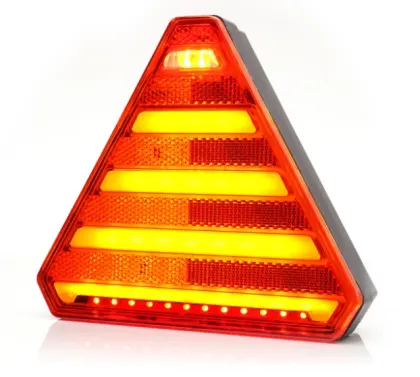 Lampa zespolona tylna 6-funkcyjna W244 12V/24V LED wodoodporna bez oświetlenia tablicy rejestracyjnej z przewodem neon 42396