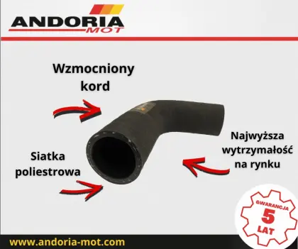 Przewód chłodnicy dolny zbrojony kord MF-4 do MF-42966