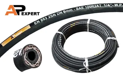 Wąż przewód hydrauliczny 2SNDN 6 hydrauliczny 1/4 AP Expert rolka 50mb 4640600Z-AP