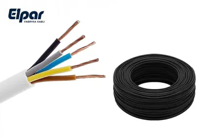 Przewód elektryczny 1 metr 5x1,5mm2 H05VV-F 5G1,5