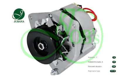 Alternator JOBS JUBANA do Ursus C-360 14V 50A 143701007