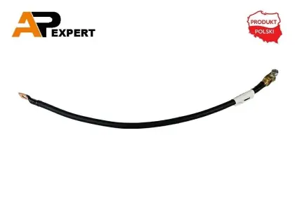 Przewód elektryczny minusowy 50cm klema/oczko M10 25mm2 KLEMA/OCZKO M10 50