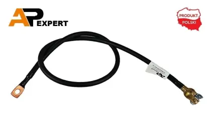 Przewód elektryczny minusowy 100cm klema/oczko M10 25mm2 KLEMA/OCZKO M10 100
