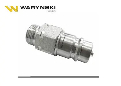Szybkozłącze hydrauliczne wtyczka M22x1,5 gwint zewnętrzny Euro WIAM22SZ-WARYŃSKI