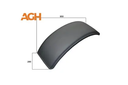 Błotnik przedni plastikowy do AGH 950X290