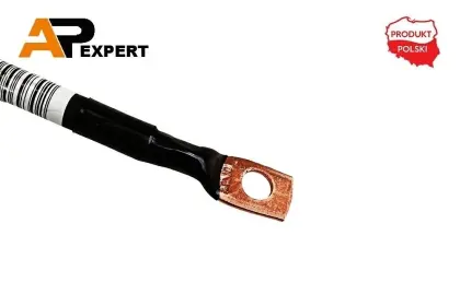 Przewód elektryczny plusowy 150cm klema/oczko M10 25mm2 KLEMA/OCZKO M10 150C