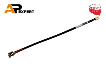 Przewód elektryczny plusowy 50cm klema/oczko M10 25mm2 KLEMA/OCZKO M10 50C