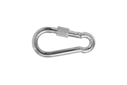 Karabińczyk do lin z zabezpieczeniem 6mm KARABIŃCZYK/ZABEZ6MM