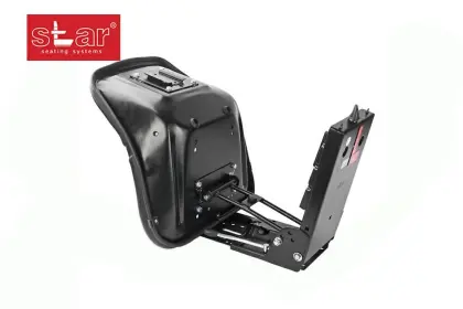 SIEDZENIE UNIWERSALNE PVC PEŁNE KŁADZIONE FOTEL DO CIĄGNIKA AMORTYZOWANE C330 C360 ZETOR MTZ T25  TURCJA